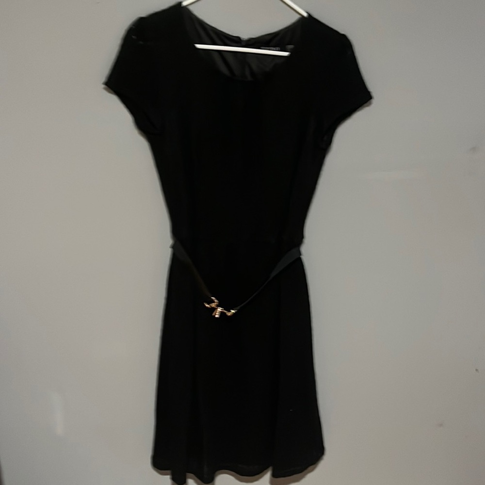 Black sweater dress